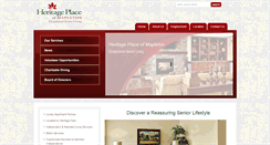 Desktop Screenshot of heritageplaceofmapleton.com
